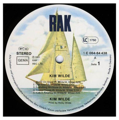 KIM WILDE - KIM WILDE | VINILO USADO