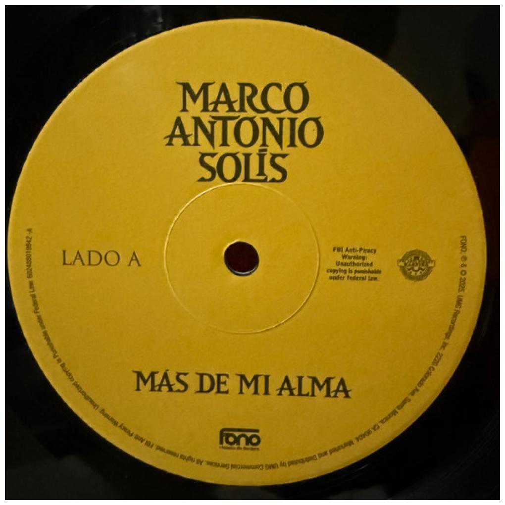 MARCO ANTONIO SOLIS - MAS DE MI ALMA | VINILO