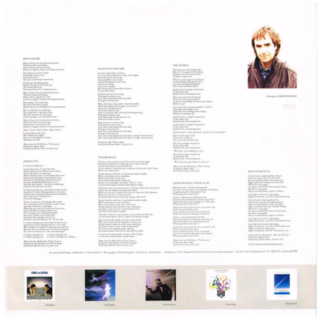 CHRIS DE BURGH - SPARK TO A FLAME: THE VERY BEST | VINILO USADO