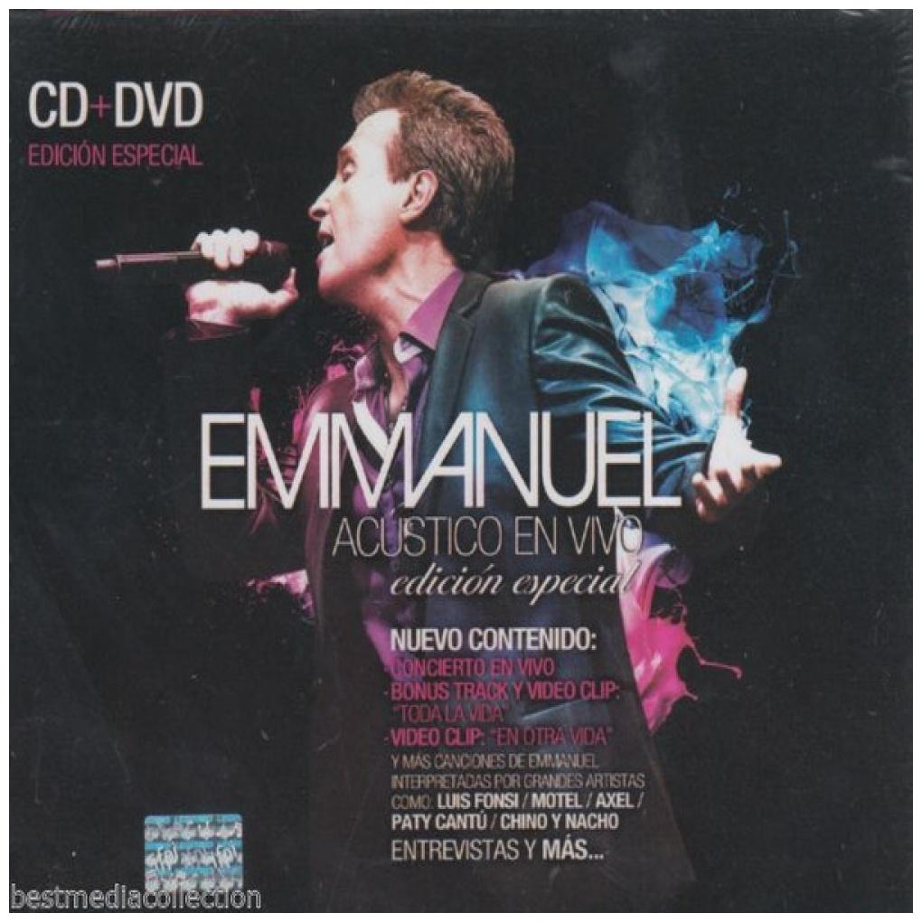 EMMANUEL - ACUSTICO EN VIVO (CD+DVD) | CD