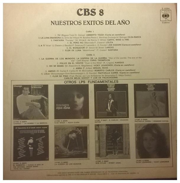NUESTROS EXITOS DEL ANO - CBS 8 - VARIOS ARTISTAS | VINILO USADO