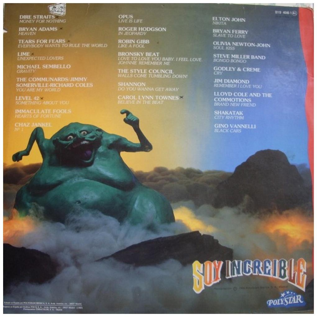SOY INCREIBLE - 25 SUPER HITS INTERNACIONALES (2LP) | VINILO USADO