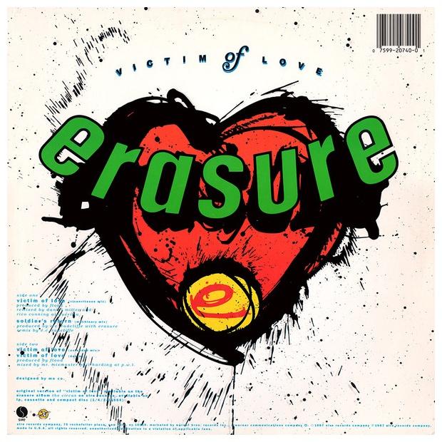 ERASURE - VICTIMS OF LOVE | 12" MAXI SINGLE USADO