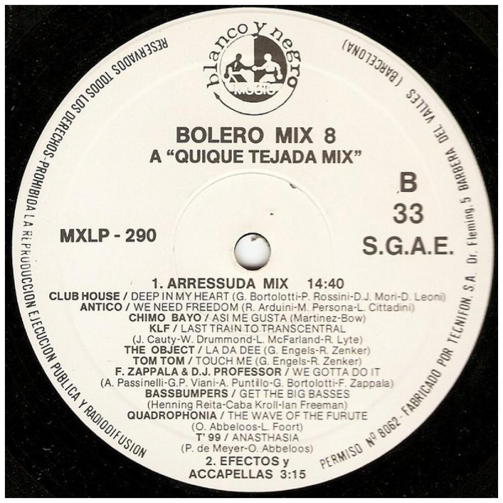 BOLERO MIX - BOLERO MIX 8 (2LP) | VINILO USADO