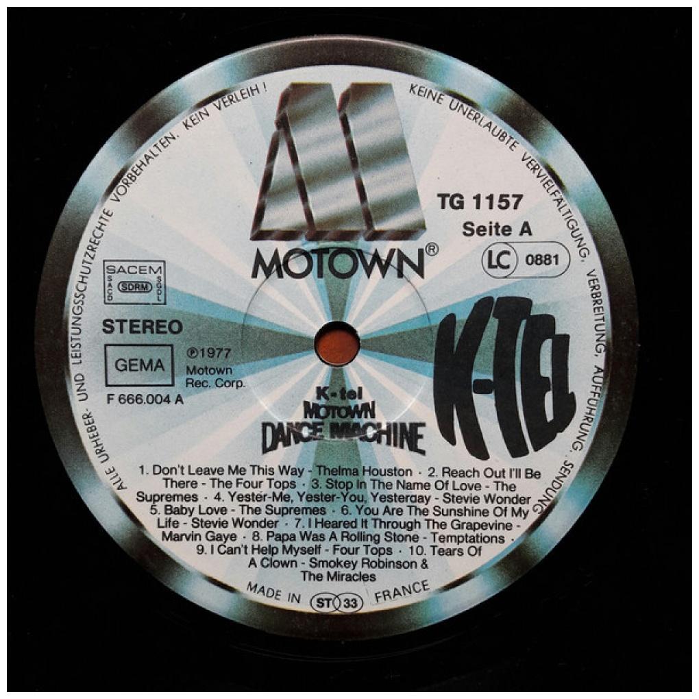 MOTOWN DANCE MACHINE - VARIOUS MOTOWN ARTIST | VINILO USADO
