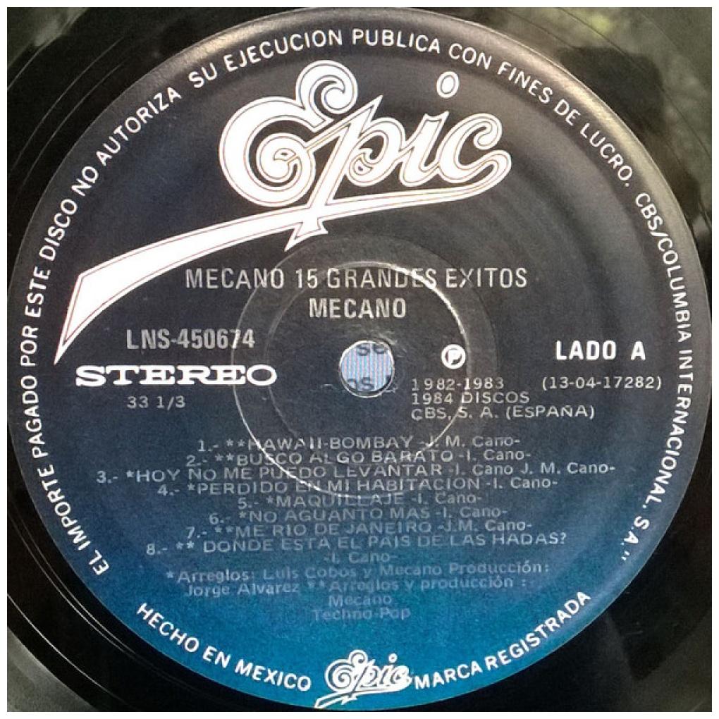 MECANO - 15 GRANDES EXITOS | VINILO USADO