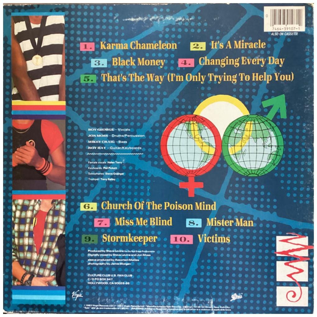 CULTURE CLUB - COLOUR BY NUMBERS | VINILO USADO