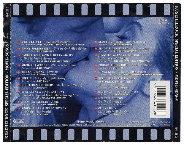 KUSCHELROCK - MOVIE SPECIAL EDITION | CD USADO
