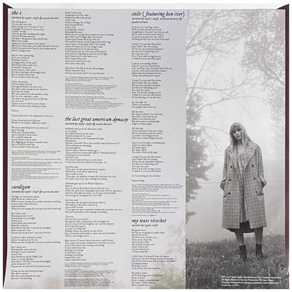 TAYLOR SWIFT - FOLKLORE (2LP) (EXCLUSIVE LTD EDITION) (RED VINYL) | VINILO