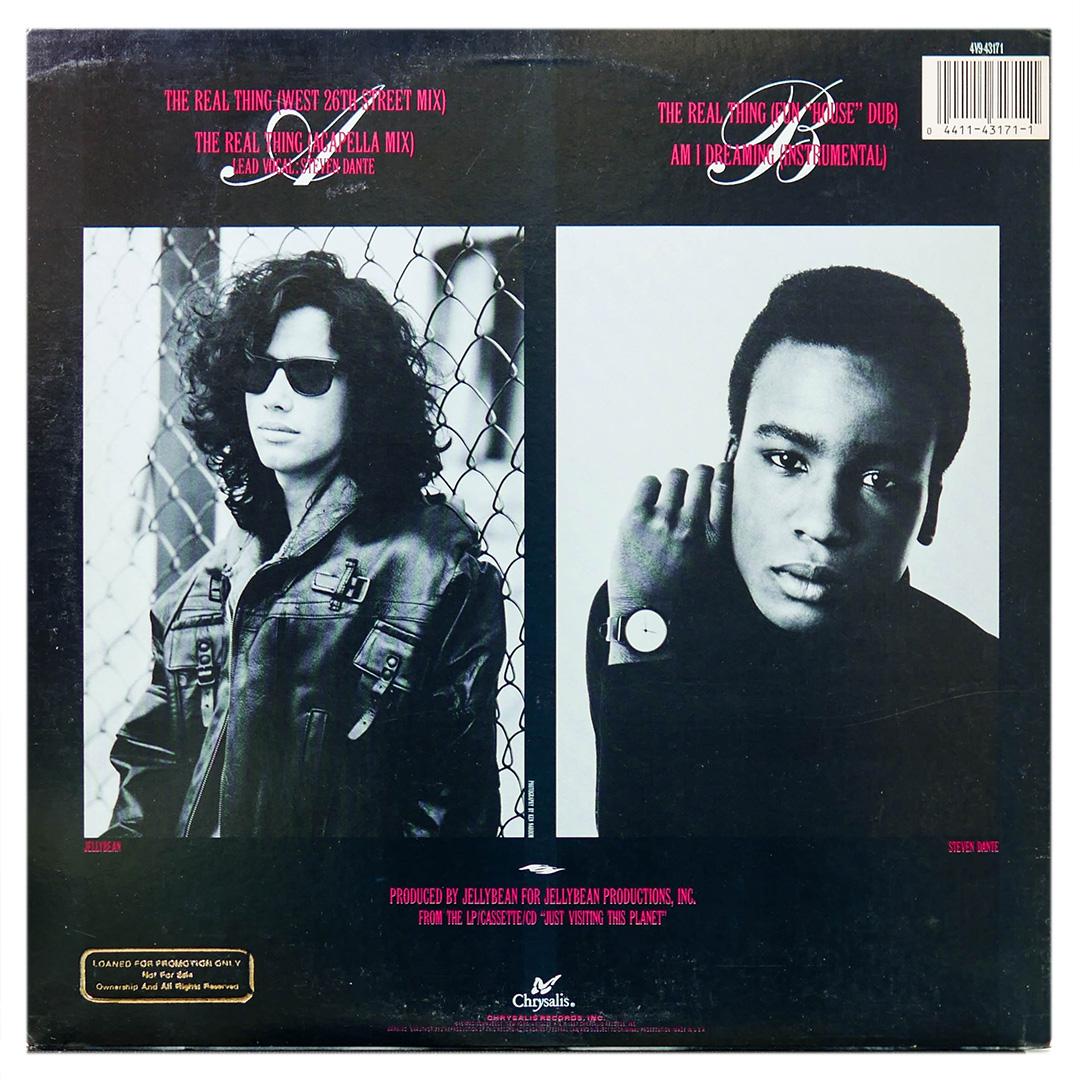 JELLYBEAN - THE REAL THING | 12" MAXI SINGLE USADO