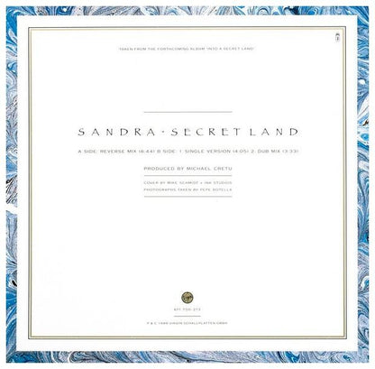 SANDRA - SECRET LAND | 12" MAXI SINGLE USADO