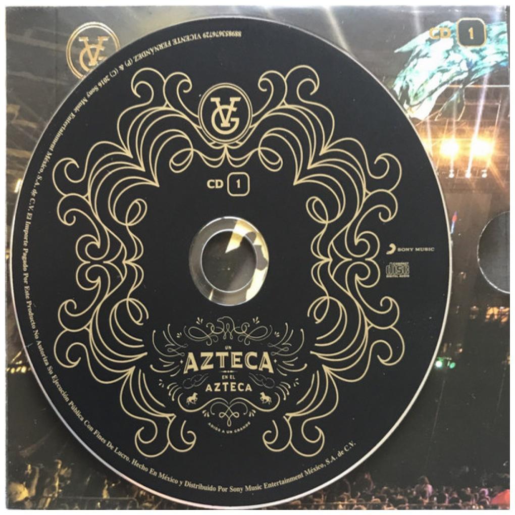 VICENTE FERNANDEZ - UN AZTECA EN EL AZTECA (2CD+DVD) | CD