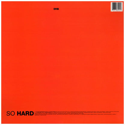 PET SHOP BOYS - SO HARD | 12'' MAXI SINGLE USADO