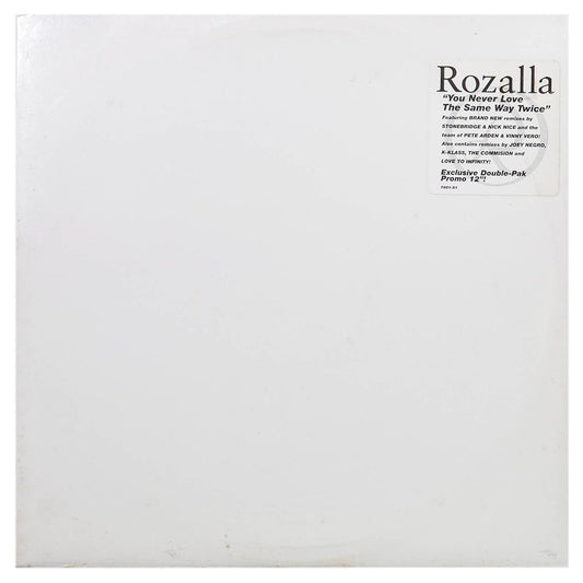 ROZALLA - YOU NEVER LOVE THE SAME WAY TWICE (2 LP) | 12" MAXI SINGLE USADO