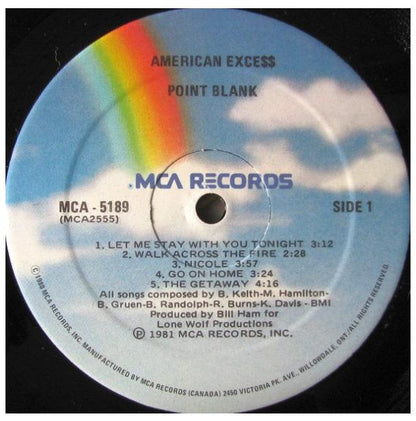 POINT BLANK - AMERICAN EXCESS | VINILO USADO