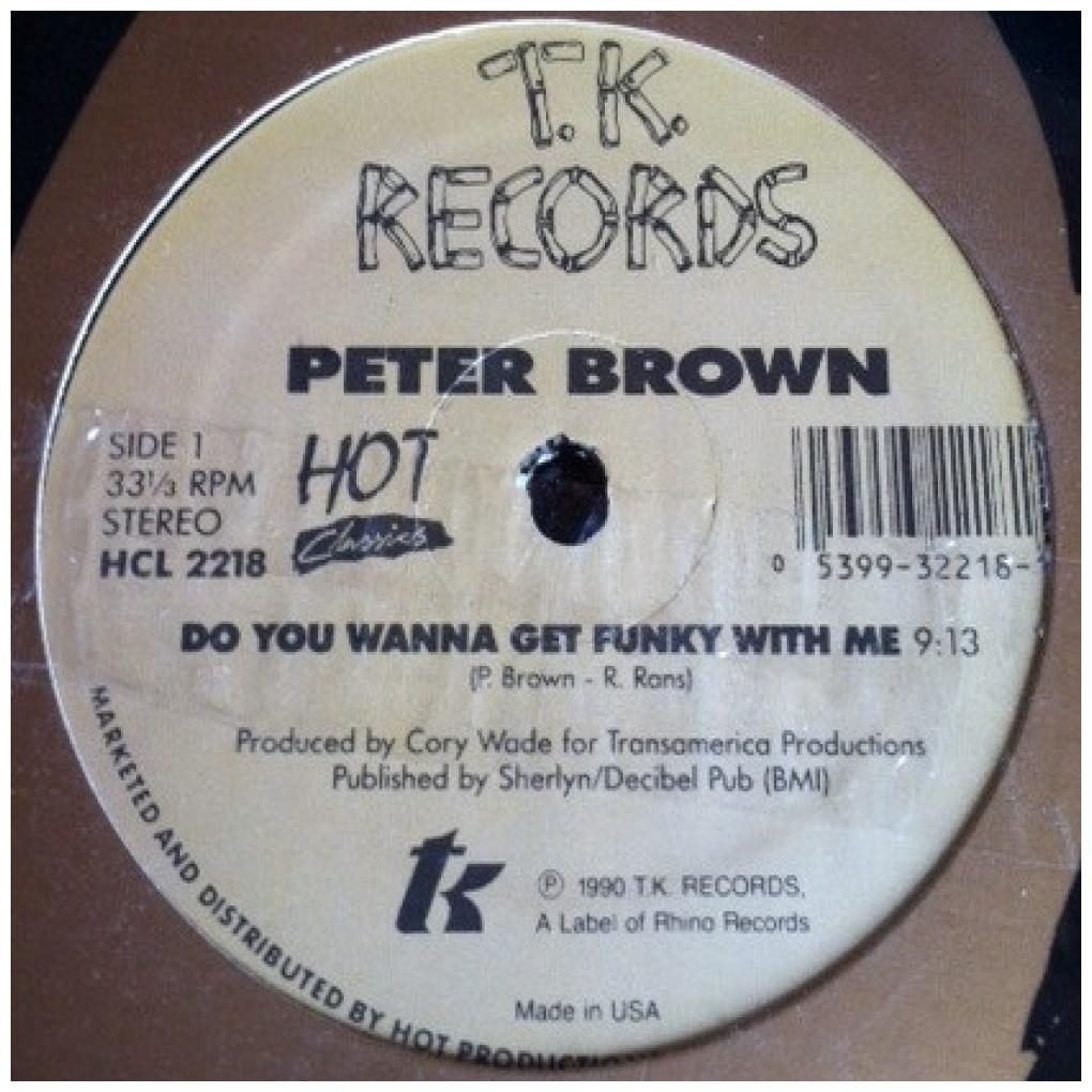 PETER BROWN - DO YOU WANNA GET FUNKY WITH ME/DANCE WITH ME | 12'' MAXI SINGLE USADO