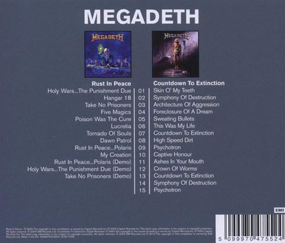 MEGADETH - CLASSIC ALBUMS (2CD)(RUST IN PEACE/COUNTDOWN TO EXTINCTION) | CD