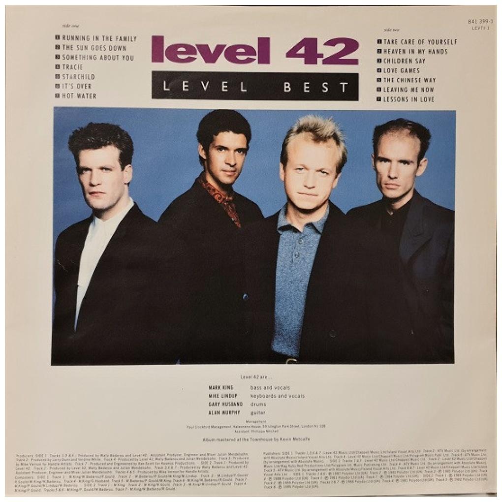LEVEL 42 - LEVEL BEST | VINILO USADO