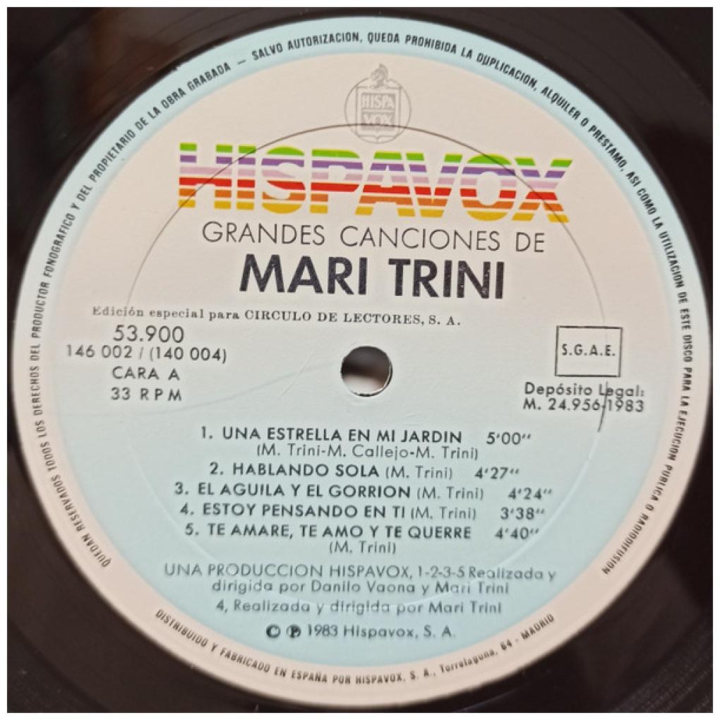 MARI TRINI - GRANDES CANCIONES (2LP) | VINILO USADO