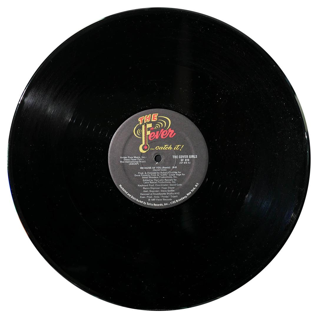 THE COVER GIRLS - BECAUSE OF YOU | 12" MAXI SINGLE USADO