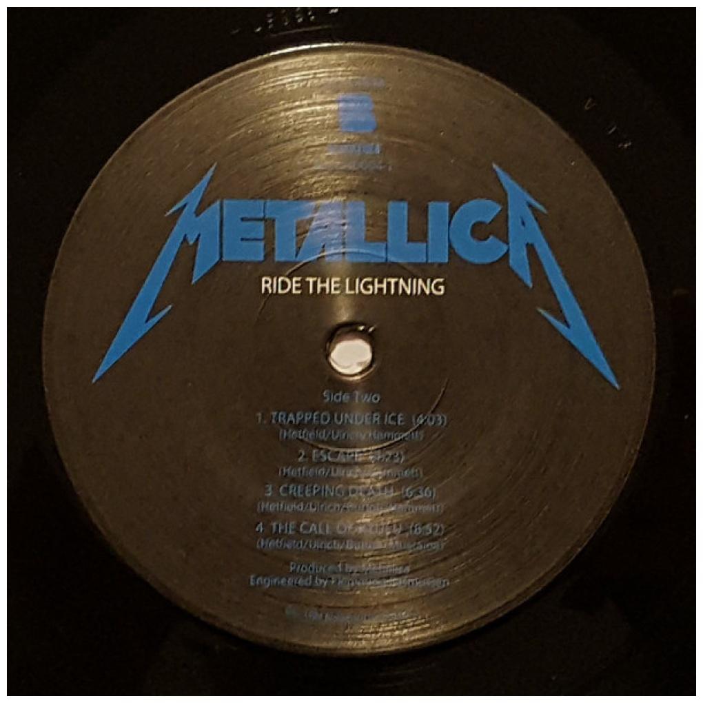 METALLICA - RIDE THE LIGHTNING (180GRS) | VINILO