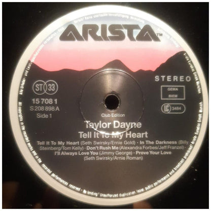 TAYLOR DAYNE - TELL IT TO MY HEART | VINILO USADO