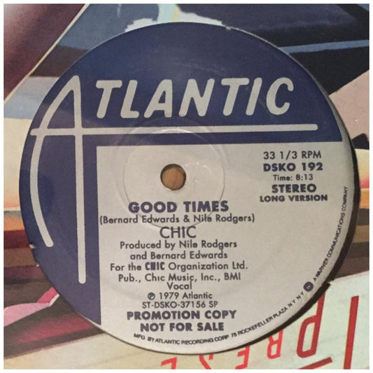 CHIC - GOOD TIMES | 12" MAXI SINGLE VINILO USADO