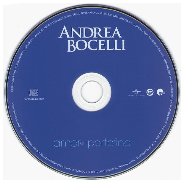 ANDREA BOCELLI  - LOVE IN PORTOFINO (CD+DVD) | CD