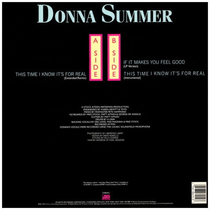 DONNA SUMMER - THIS TIME I KNOW IT'S FOR REAL | 12'' MAXI SINGLE USADO