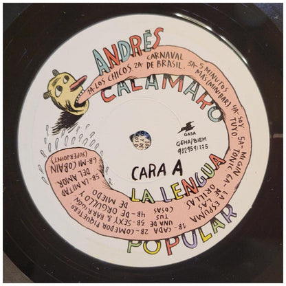 ANDRES CALAMARO - LA LENGUA POPULAR | VINILO