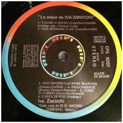 IVA ZANICCHI - LO MEJOR | VINILO USADO