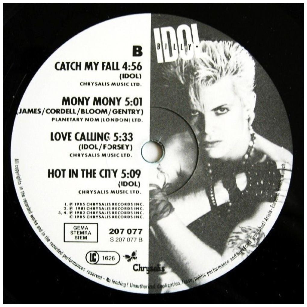 BILLY IDOL - VITAL IDOL | VINILO USADO