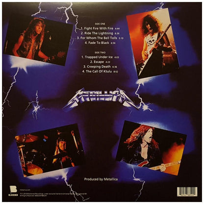 METALLICA - RIDE THE LIGHTNING (180GRS) | VINILO