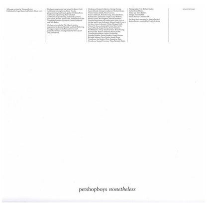 PET SHOP BOYS - NONETHELESS | VINILO
