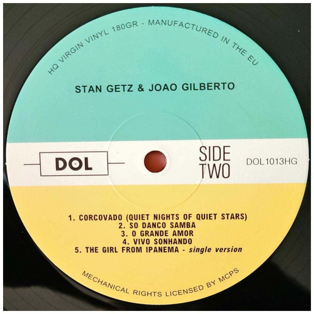 STAN GETZ & JOAO GILBERTO - GETZ/GILBERTO | VINILO