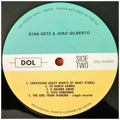 STAN GETZ & JOAO GILBERTO - GETZ/GILBERTO | VINILO
