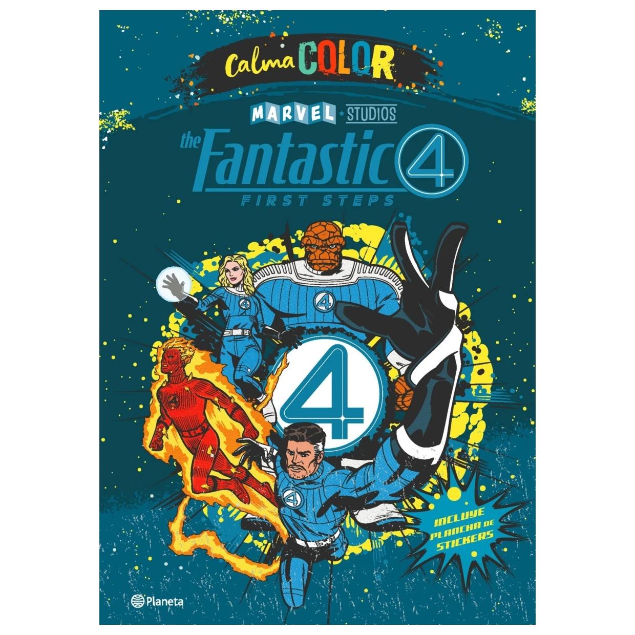 CALMA COLOR. LOS 4 FANTÁSTICOS. PRIMEROS PASOS (TAPA BLANDA) - MARVEL | LIBRO