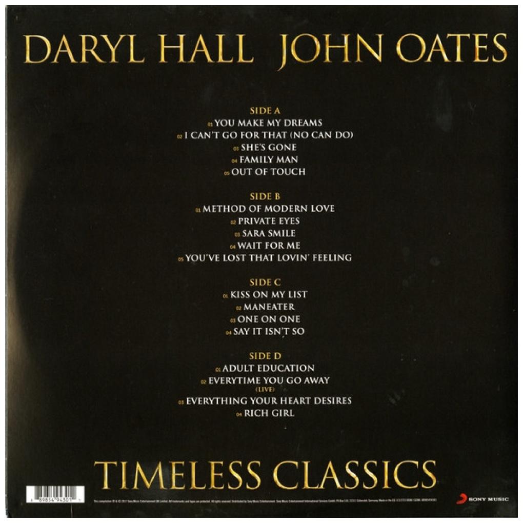 DARYL HALL AND JOHN OATES - TIMELESS CLASSICS (2LP) | VINILO