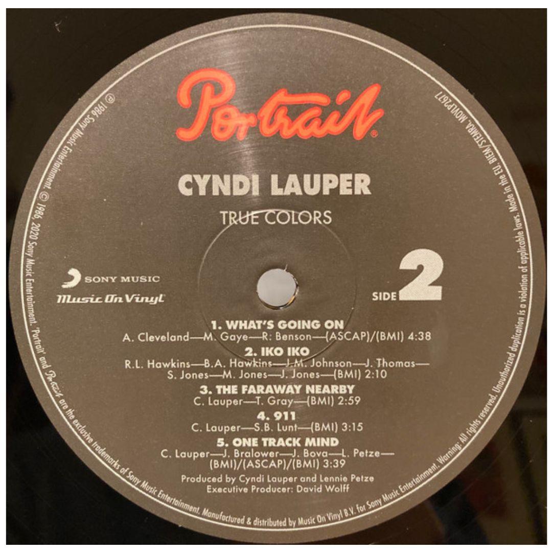 CYNDI LAUPER - TRUE COLORS | VINILO