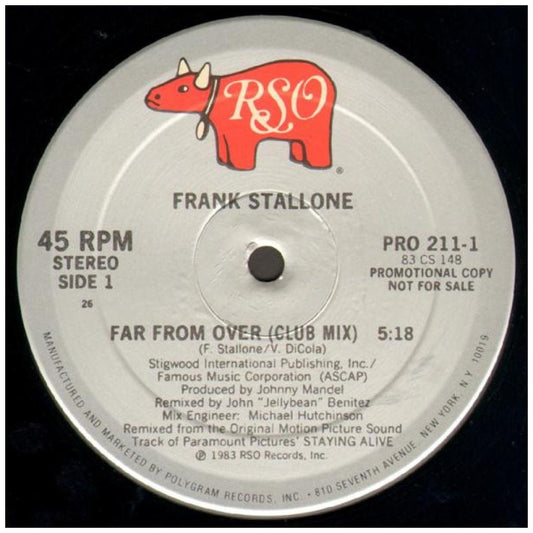 FRANK STALLONE - FAR FROM OVER | 12" MAXI SINGLE VINILO USADO