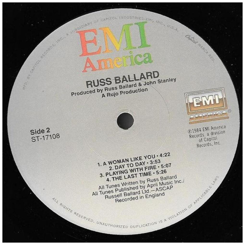 RUSS BALLARD - RUSS BALLARD | VINILO USADO