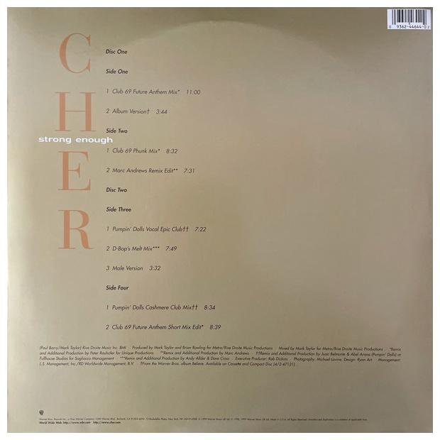 CHER - STRONG ENOUGH (2LP) | 12" MAXI SINGLE USADO