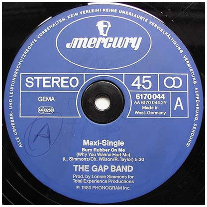 THE GAP BAND - BURN RUBBER ON ME | 12'' MAXI SINGLE USADO