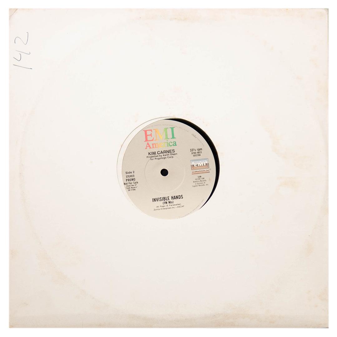 KIM CARNES - INVISIBLE HANDS | 12" MAXI SINGLE USADO