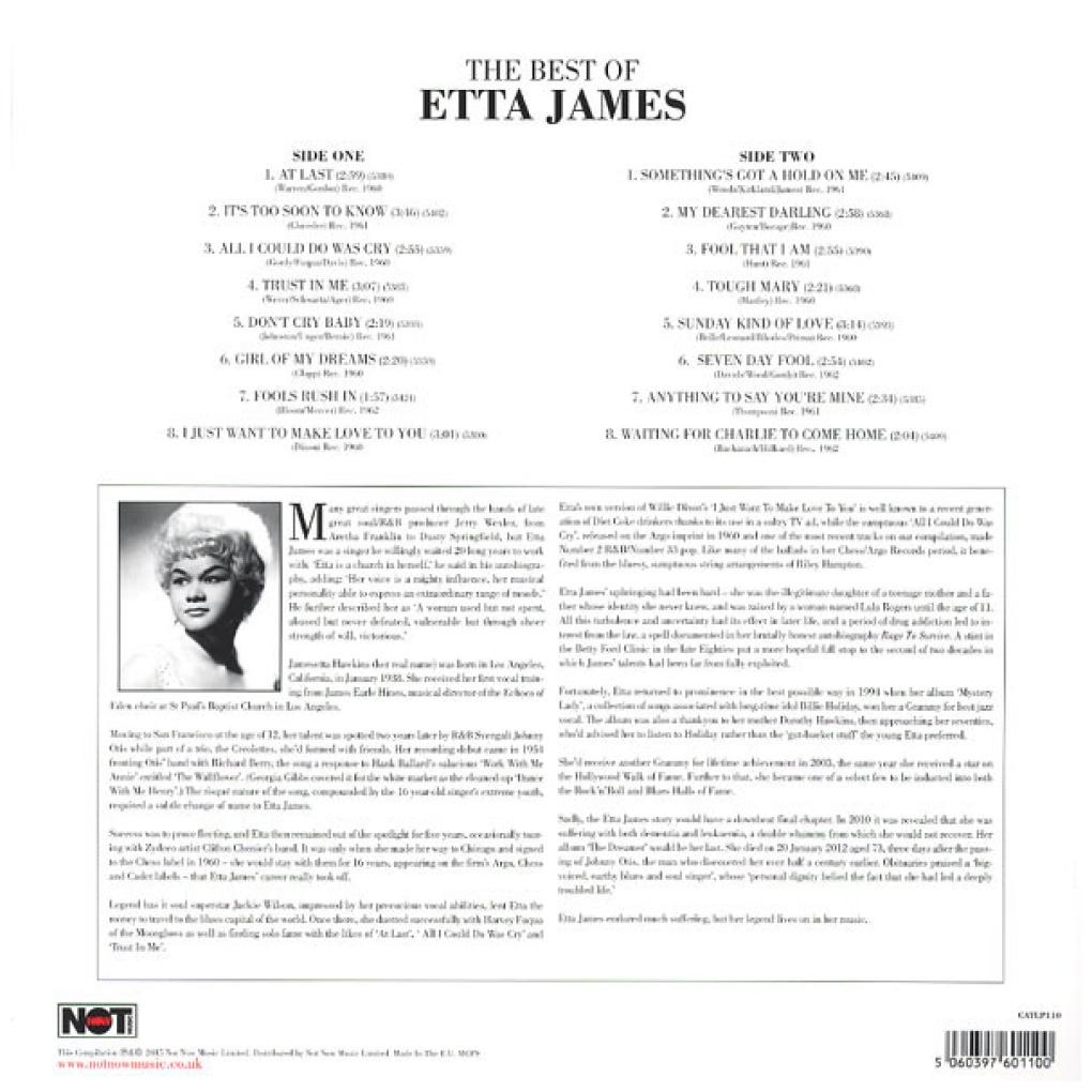 ETTA JAMES - THE BEST OF ETTA JAMES | VINILO