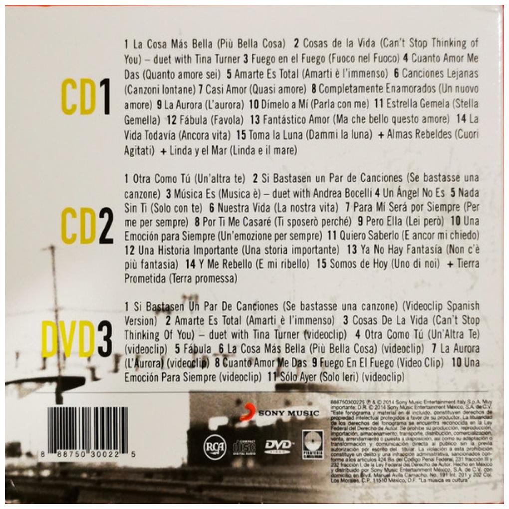 EROS RAMAZZOTTI - 30: LA COLECCIÓN DEFINITIVA (2CD+DVD) (3 BONUS TRACK) | CD