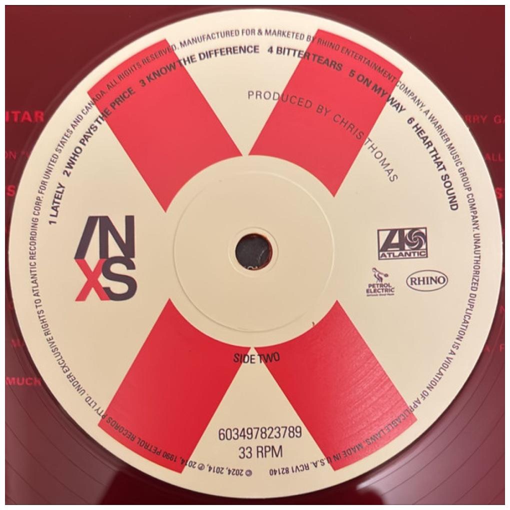 INXS - X (TRANSLUCENT RED VINYL) (ROCKTOBER) | VINILO