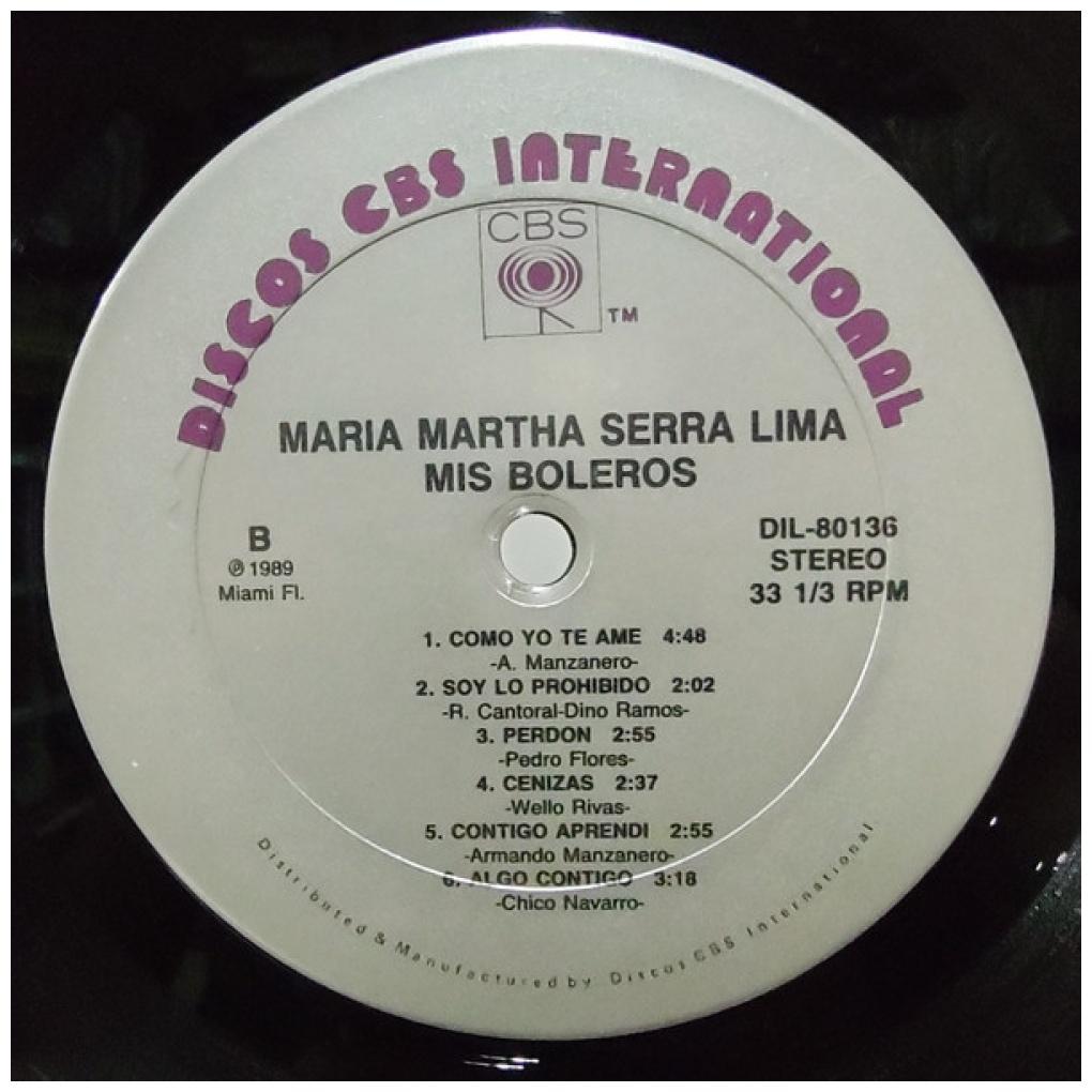 MARIA MARTHA SERRA LIMA - MIS BOLEROS | VINILO USADO
