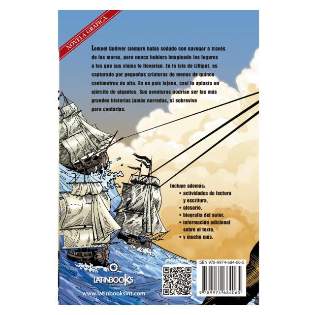 NOVELA GRÁFICA - LOS VIAJES DE GULLIVER (TAPA BLANDA) - JONATHAN SWIFT | LIBRO