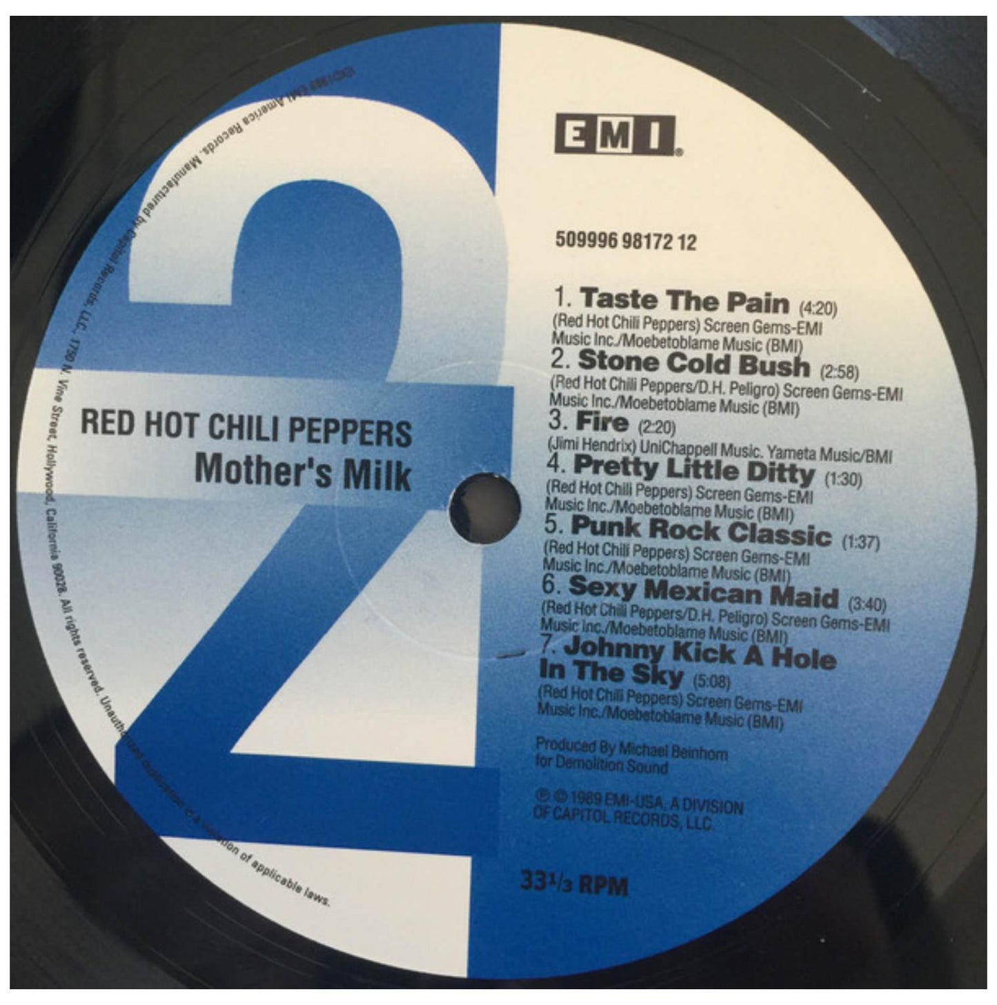 RED HOT CHILI PEPPERS - MOTHER S MILK | VINILO